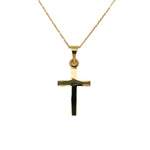 14K Yellow Gold Cross Pendant