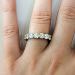 Platinum & Lab Diamond Eternity Band