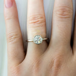 Platinum Solitaire Lab Diamond Ring