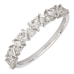 14k Gold Diamond Scatter Ring