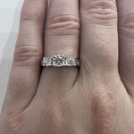 ESTATE 14K White Gold & Diamond Ring