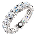 3.20ct 14k Low Profile Diamond Eternity Band with Shared Prongs