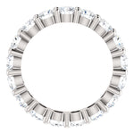 2.55ct 14k Low Profile Diamond Eternity Band with Shared Prongs