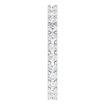 7/8ct 14k Diamond Eternity Band with Scalloped Style Shared Prongs
