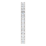 3/4ct 14k Diamond Eternity Band with Scalloped Style Shared Prongs