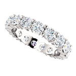 2.55ct 14k Low Profile Diamond Eternity Band with Shared Prongs