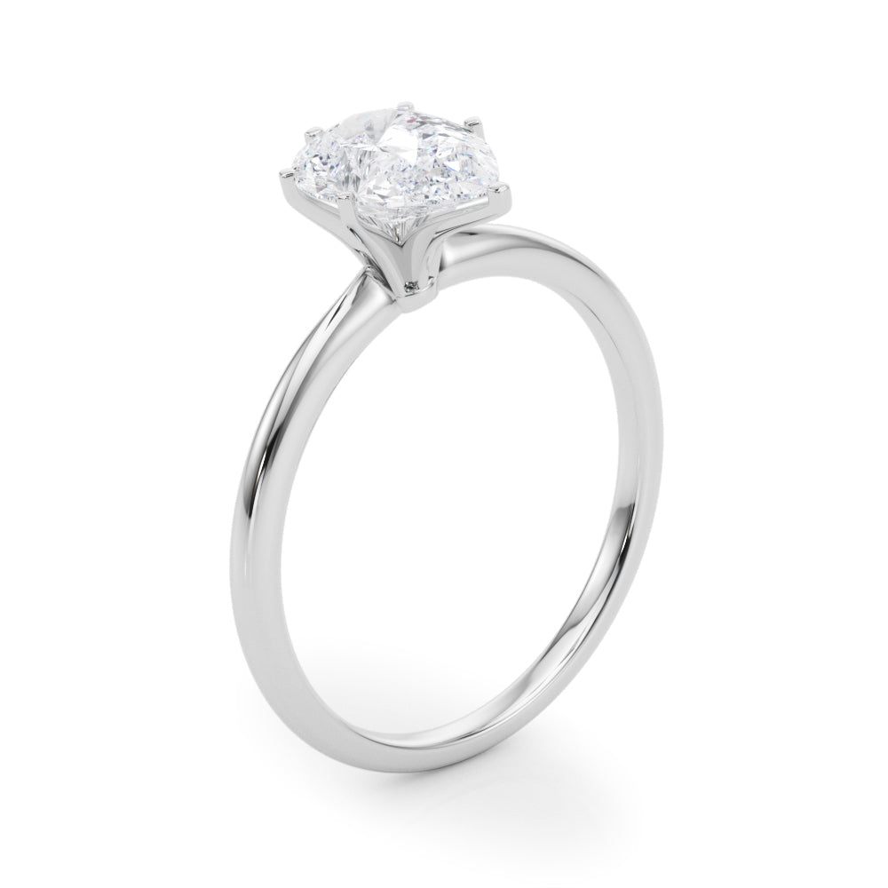 Madie: Pear Cut Solitaire Ring