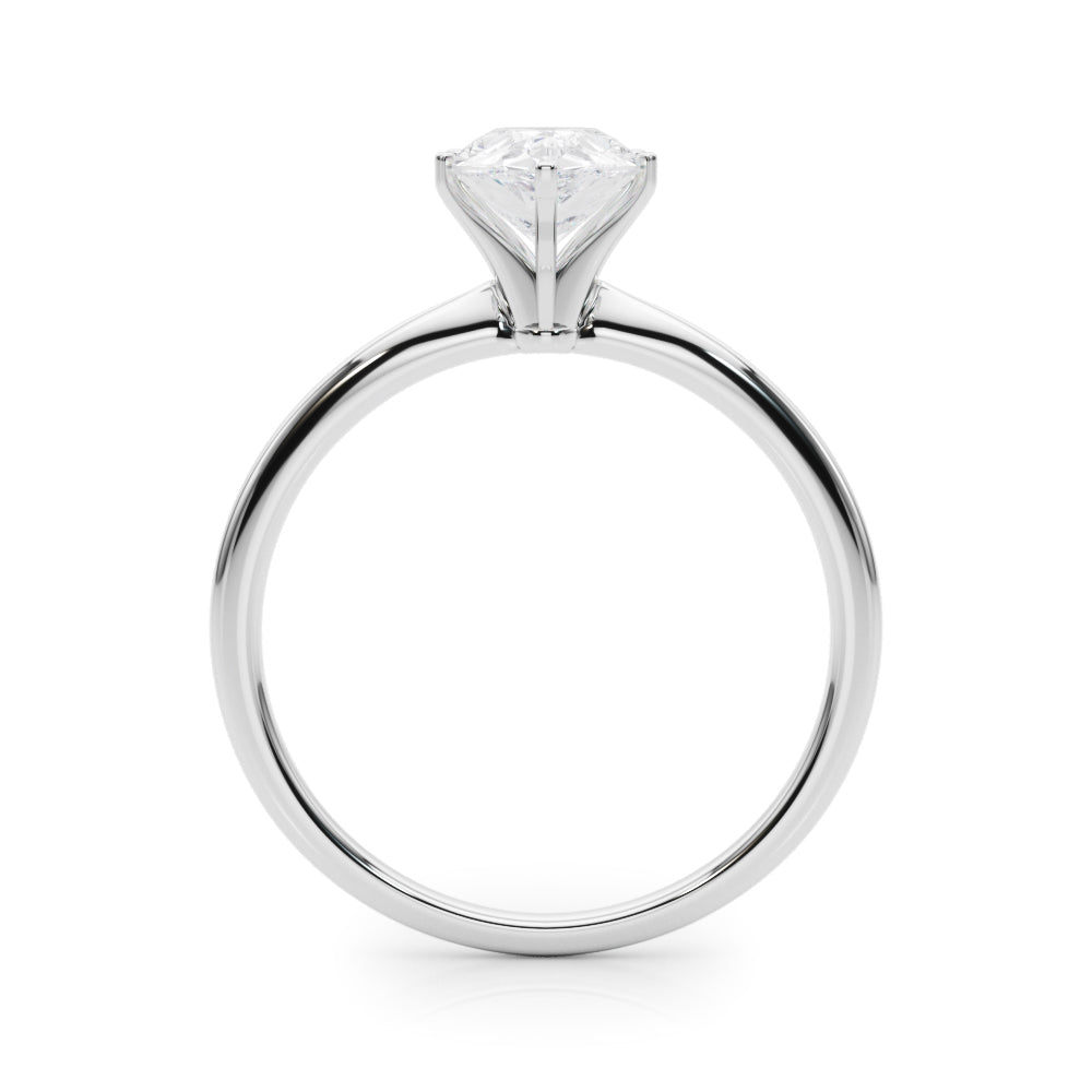 Madie: Pear Cut Solitaire Ring