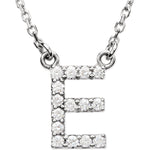 Diamond Initial Necklace