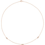 Baguette Diamond by the Yard Necklace